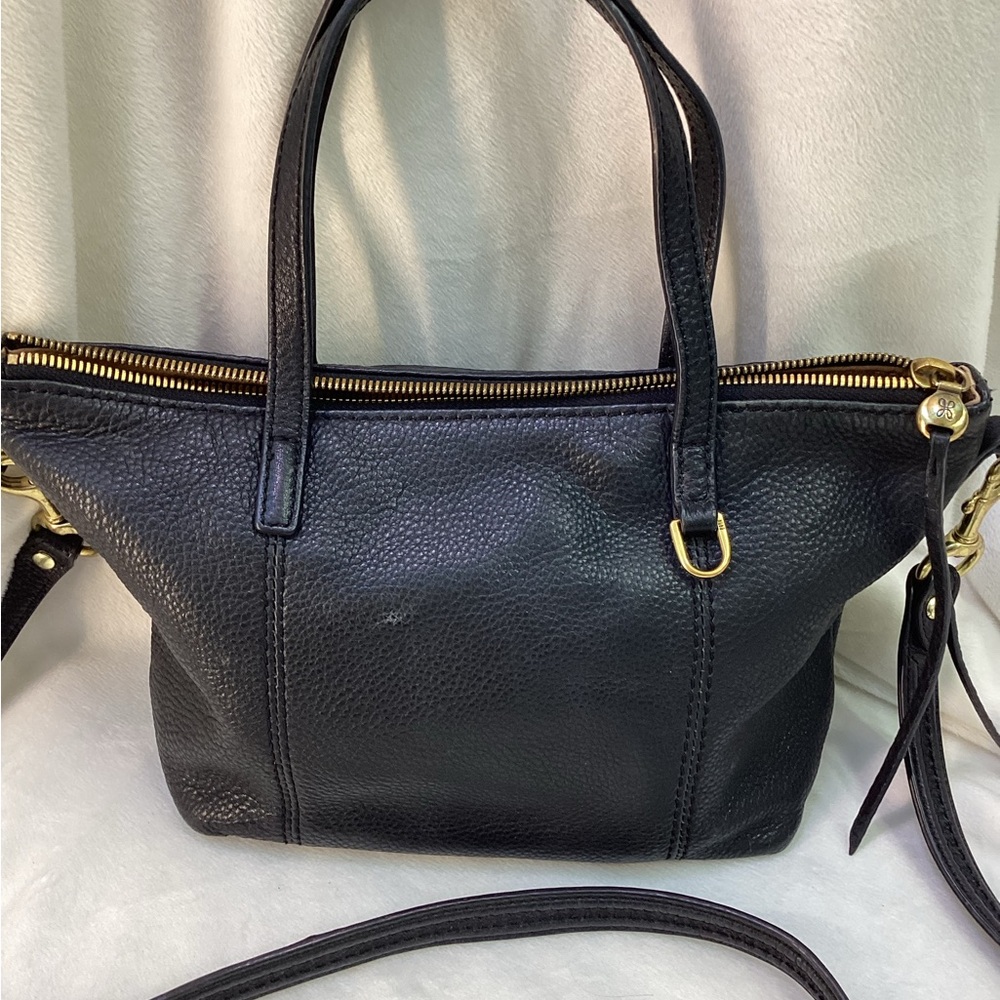 Elegant Black Leather Handbag